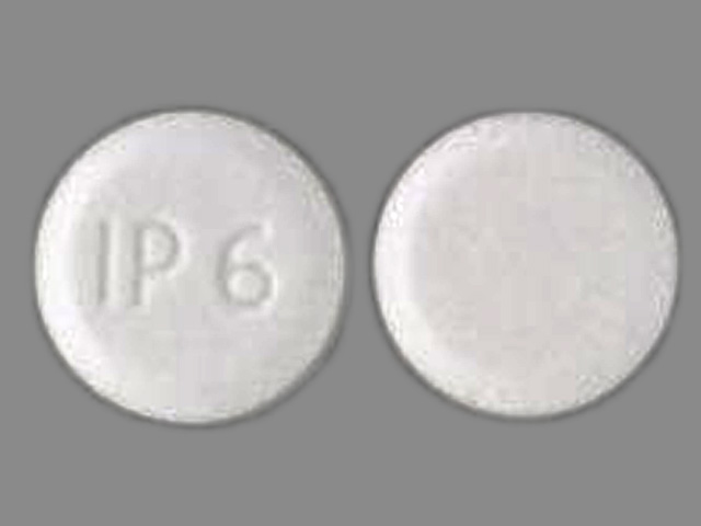 White Round pill with imprint IP;6 — Amlodipine besylate Amlodipine besylate 2.5 mg; (view 2)