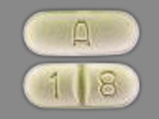 Yellow Capsule pill with imprint A;1;8 — Sertraline hydrochloride Sertraline hydrochloride 100 mg; (view 2)