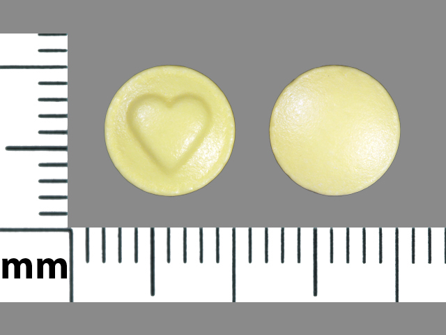 Yellow Round pill — Aspirin ec Aspirin 81 mg (view 2)