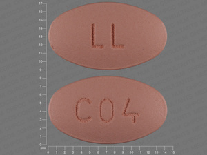 Red Round pill with imprint LL;C04 — Simvastatin Simvastatin 40 mg; (view 3)