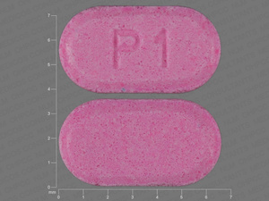 Pink Capsule pill with imprint P1 — Pramipexole dihydrochloride Pramipexole dihydrochloride 0.125 mg; (view 2)