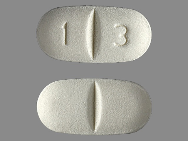 White Capsule pill with imprint 1;3 — Gabapentin Gabapentin 800 mg; (view 2)
