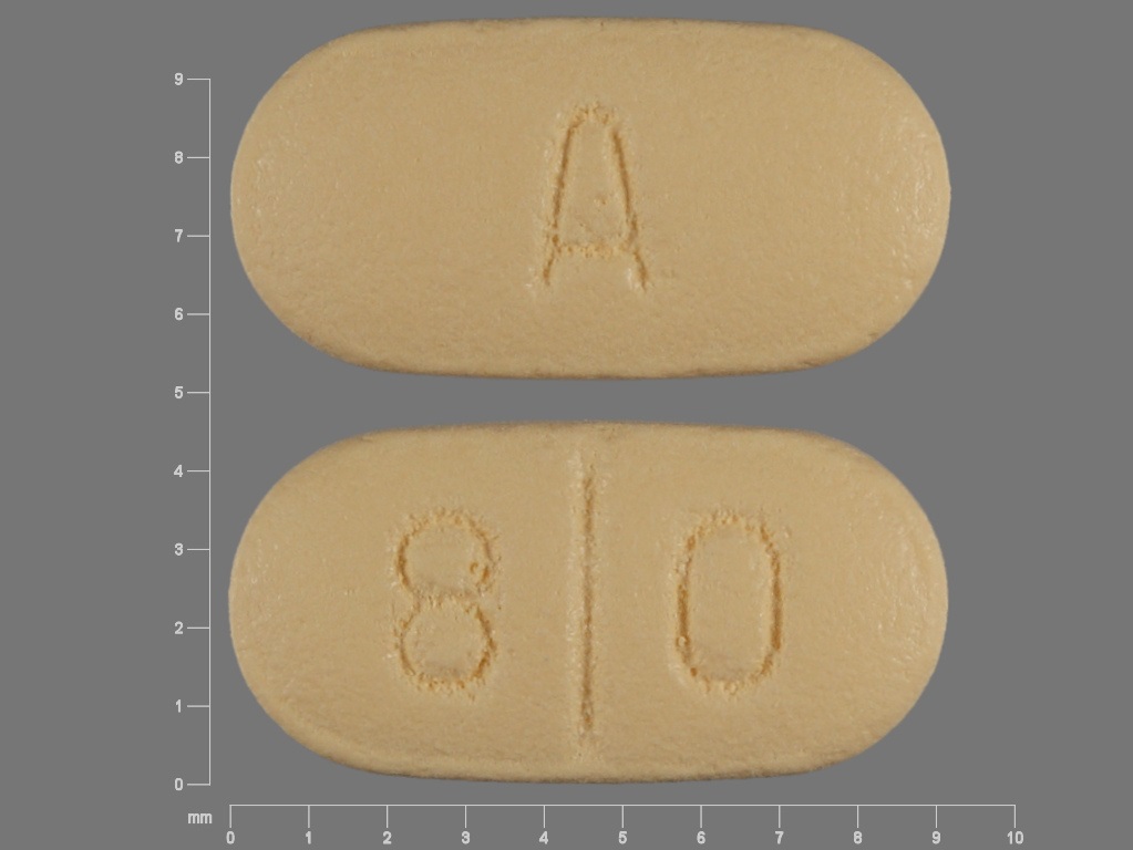 Yellow Capsule pill with imprint 0;8;A — Mirtazapine Mirtazapine 15 mg; (view 5)