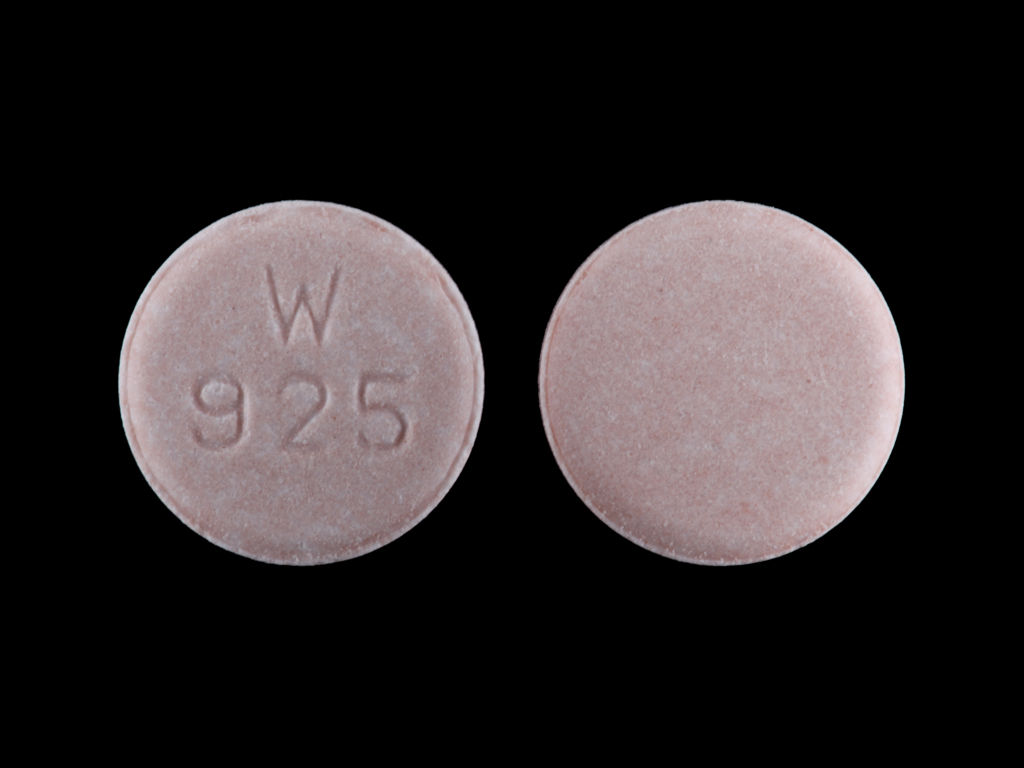 Orange Round pill with imprint W;925 — Enalapril maleate Enalapril maleate 10 mg; (view 2)