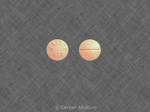 Yellow Round pill with imprint WATSON;414 — Estropipate Estropipate 0.75 mg; (view 2)
