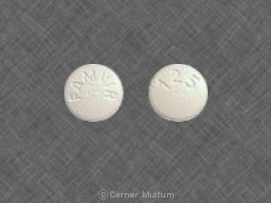 White Round pill with imprint FAMVIR;125 — Famvir Famciclovir 125 mg; (view 2)