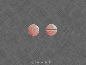 Pink Round pill with imprint 707;SP;7;5 — Univasc Moexipril hydrochloride 7.5 mg; (view 2)
