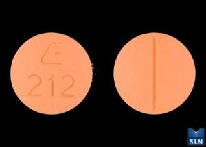Brown;red Round pill with imprint E;212 — Mirtazapine Mirtazapine 30 mg; (view 2)